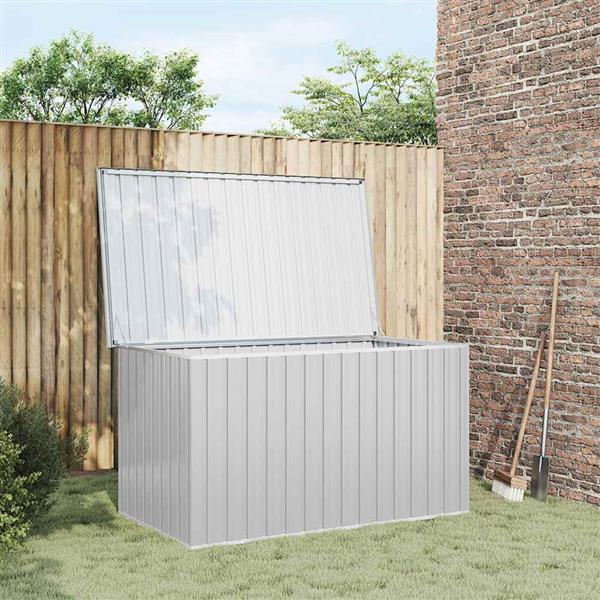 Grote foto vidaxl tuinbox 171x99x93 cm grijs tuin en terras overige tuin en terras