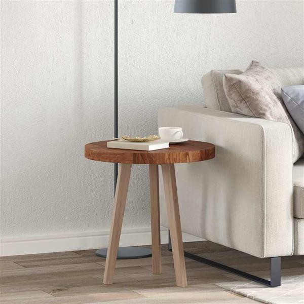 Grote foto vidaxl tafelblad donkerbruin 50 x 4 cm massief eikenhout antiek en kunst stoelen en banken