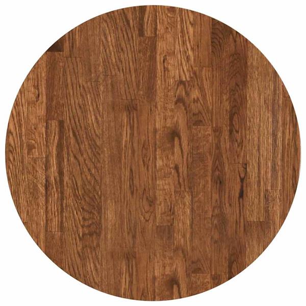 Grote foto vidaxl tafelblad donkerbruin 50 x 4 cm massief eikenhout antiek en kunst stoelen en banken