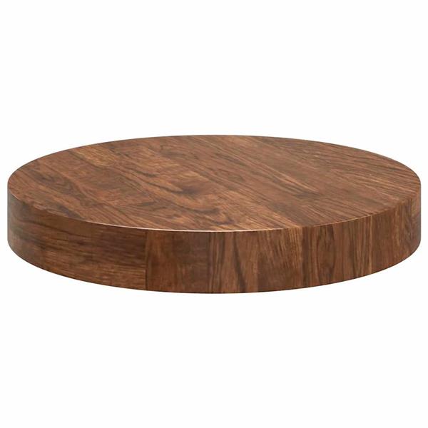 Grote foto vidaxl tafelblad donkerbruin 30 x 4 cm massief eikenhout antiek en kunst stoelen en banken