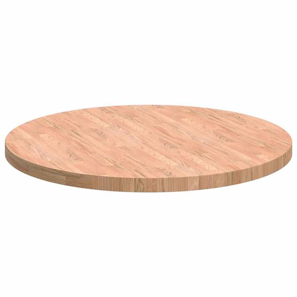 Grote foto vidaxl tafelblad lichtbruin 90 x 4 cm massief eikenhout antiek en kunst stoelen en banken
