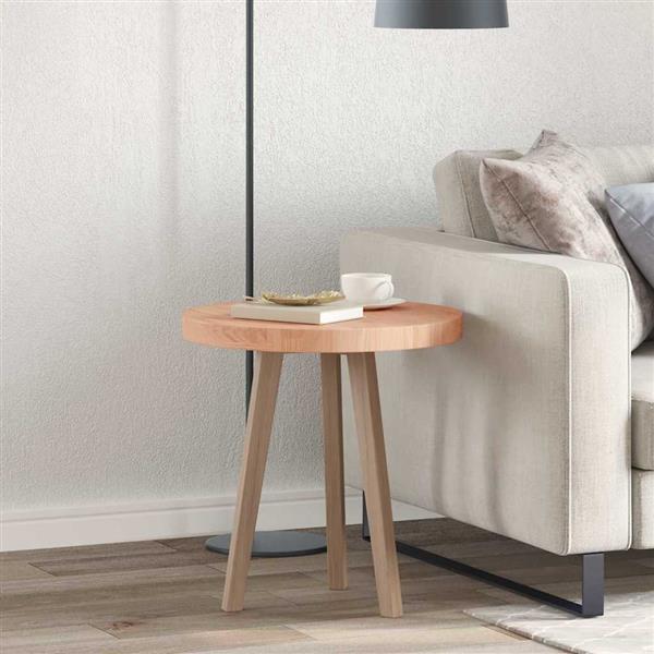 Grote foto vidaxl tafelblad lichtbruin 50 x 4 cm massief eikenhout antiek en kunst stoelen en banken