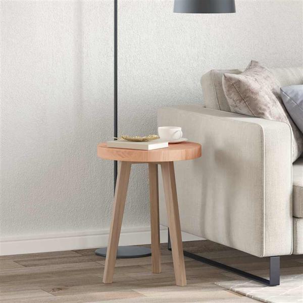 Grote foto vidaxl tafelblad lichtbruin 40 x 4 cm massief eikenhout antiek en kunst stoelen en banken