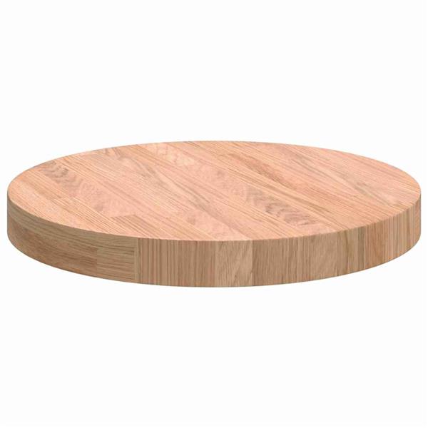 Grote foto vidaxl tafelblad lichtbruin 40 x 4 cm massief eikenhout antiek en kunst stoelen en banken