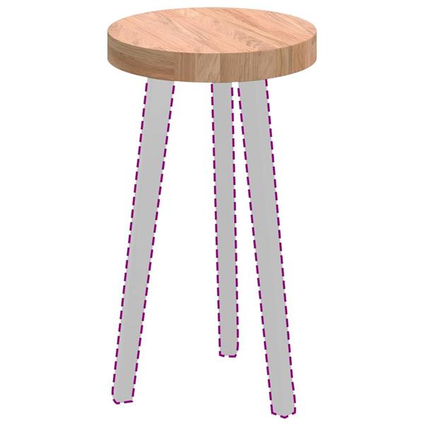Grote foto vidaxl tafelblad lichtbruin 30 x 4 cm massief eikenhout antiek en kunst stoelen en banken
