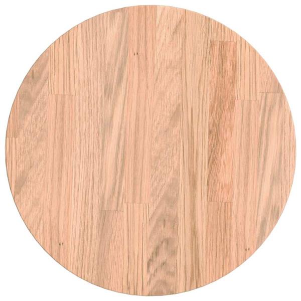 Grote foto vidaxl tafelblad lichtbruin 30 x 2.5 cm massief eikenhout antiek en kunst stoelen en banken