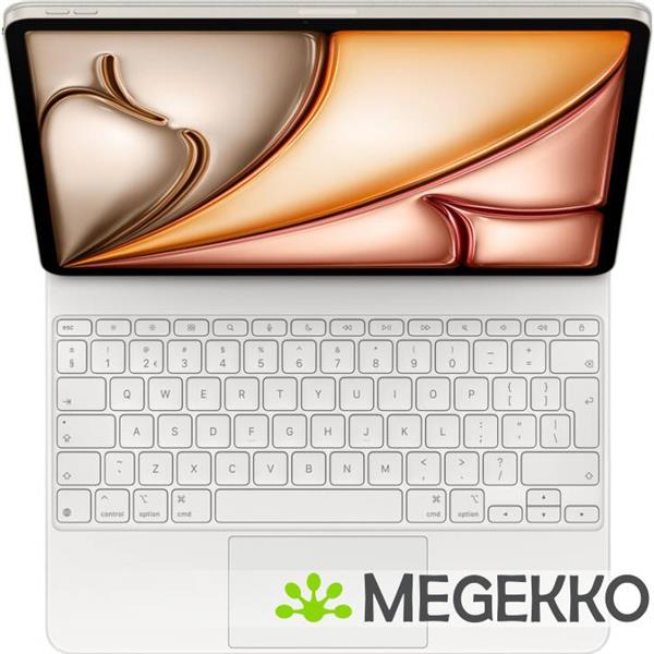 Grote foto apple magic keyboard qwerty nederlands wit computers en software toetsenborden