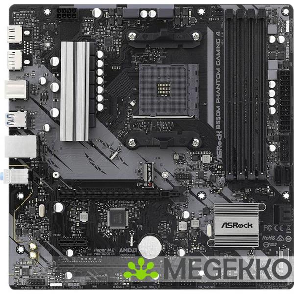 Grote foto asrock b550m phantom gaming 4 computers en software moederborden