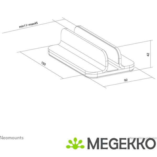 Grote foto neomounts laptop stand nsls300 telecommunicatie tablets