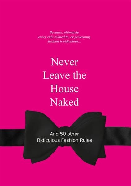 Grote foto never leave the house naked boeken fotografie en design