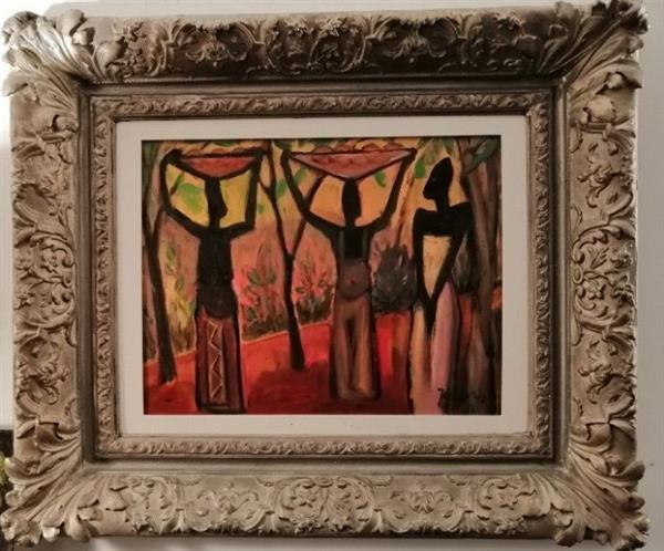 Grote foto jespers markt olieverf antiek en kunst klassiek