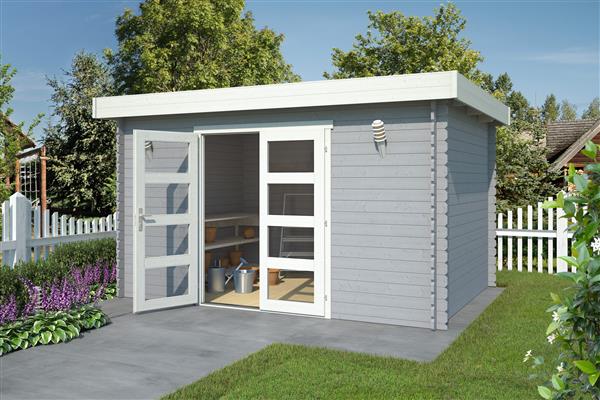 Grote foto blokhut met overkapping manuel 600x275 vuren tuin en terras tuinhuisjes en blokhutten