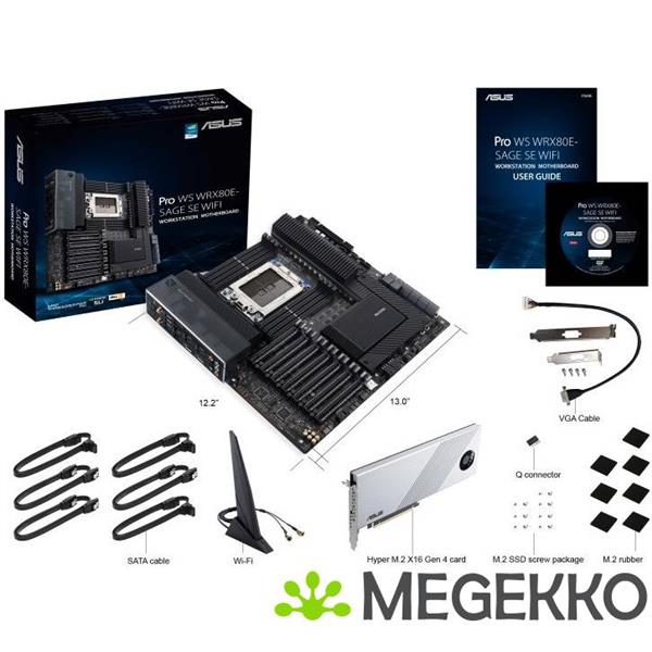 Grote foto asus pro ws wrx80e sage se wifi computers en software moederborden