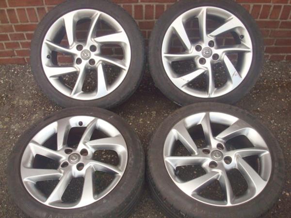 Grote foto 17 inch opel corsa adam lichtmetaal velgen 4x100 auto onderdelen banden en velgen