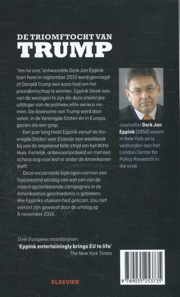 Grote foto de triomftocht van trump elseviers amerikaanse bibliotheek 13 boeken politiek en maatschappij