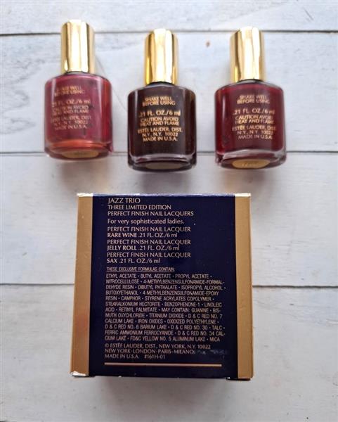 Grote foto estee lauder jazz trio nagellak limited edition sieraden tassen en uiterlijk cosmetica en make up