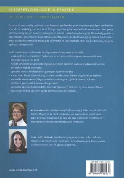 Grote foto dyslexie en leesproblemen kinderpsychologie in praktijk 14 boeken psychologie