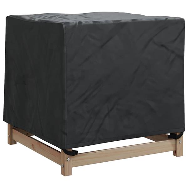Grote foto vidaxl buitenmeubelhoes zwart 82 x 82 x 65 cm 420d oxford stof tuin en terras tuinmeubelen