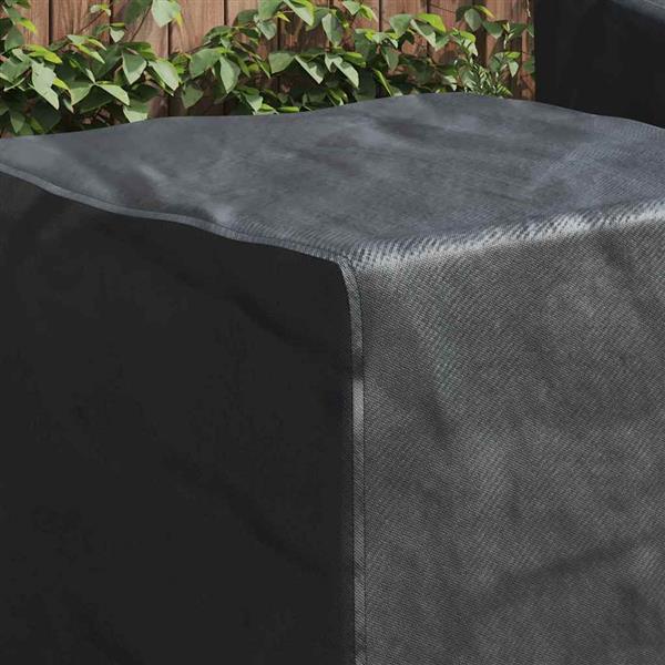 Grote foto vidaxl buitenmeubelhoes zwart 82 x 82 x 65 cm 420d oxford stof tuin en terras tuinmeubelen