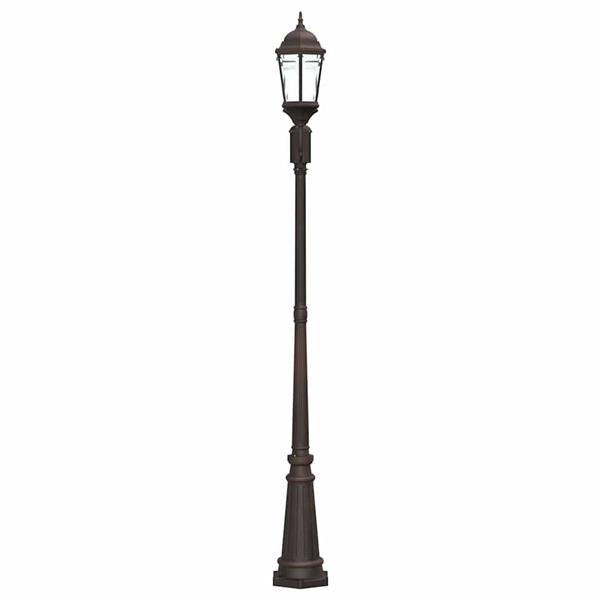 Grote foto vidaxl tunlicht brons 235 cm aluminium tuin en terras verlichting