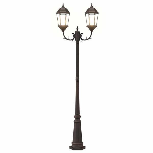 Grote foto vidaxl tunlicht brons 235 cm aluminium tuin en terras verlichting