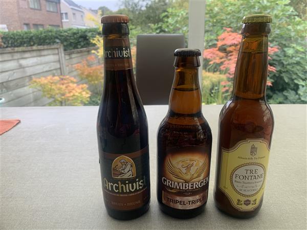 Grote foto speciale trappisten en abdijbieren diversen levensmiddelen