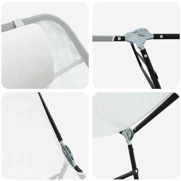 Grote foto vidaxl opvouwbare zonnebed 2 pcs cr me 182 x 55 x 85.5cm textileen tuin en terras tuinmeubelen