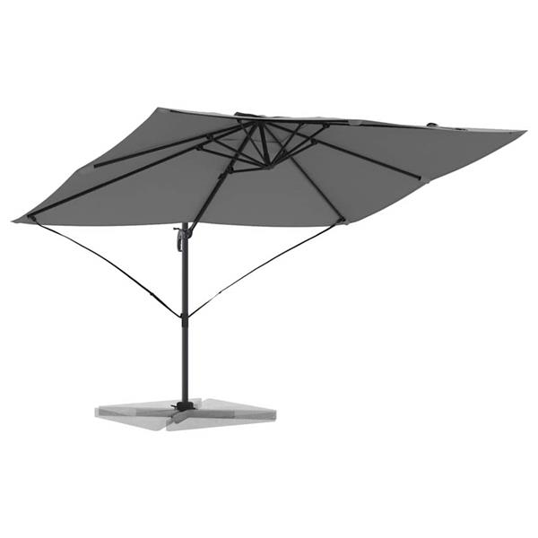 Grote foto vidaxl cantilever roma parasol antraciet en zwart 352 x 251 x 260 cm tuin en terras overige tuin en terras