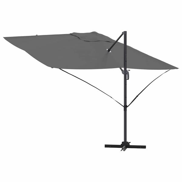 Grote foto vidaxl cantilever roma parasol antraciet en zwart 352 x 251 x 260 cm tuin en terras overige tuin en terras