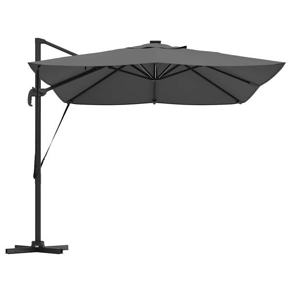 Grote foto vidaxl cantilever roma parasol antraciet en zwart 352 x 251 x 265 cm tuin en terras overige tuin en terras