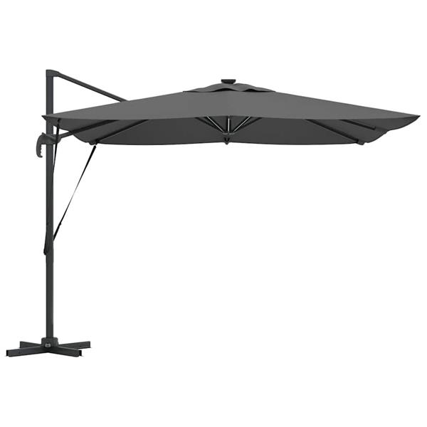 Grote foto vidaxl parasol 286 x 285 x 270 cm aluminium tuin en terras overige tuin en terras