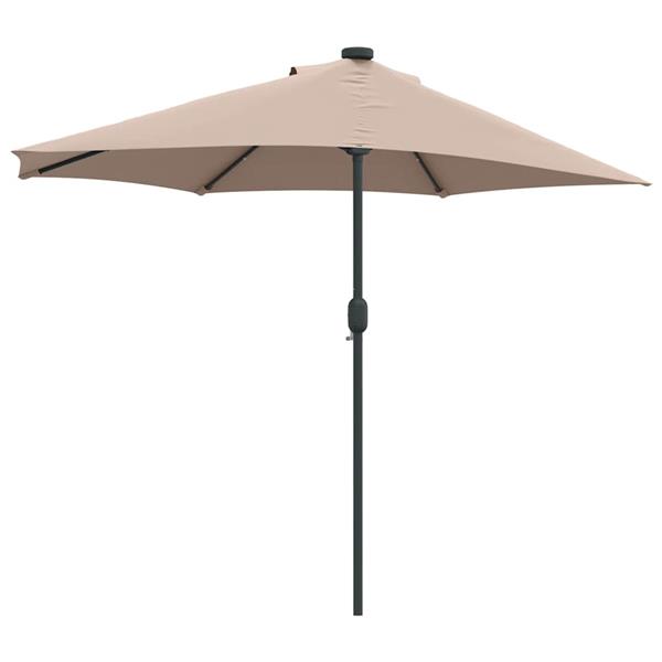 Grote foto vidaxl tuinparasol taupe 294 x 150 x 224 cm stof tuin en terras overige tuin en terras