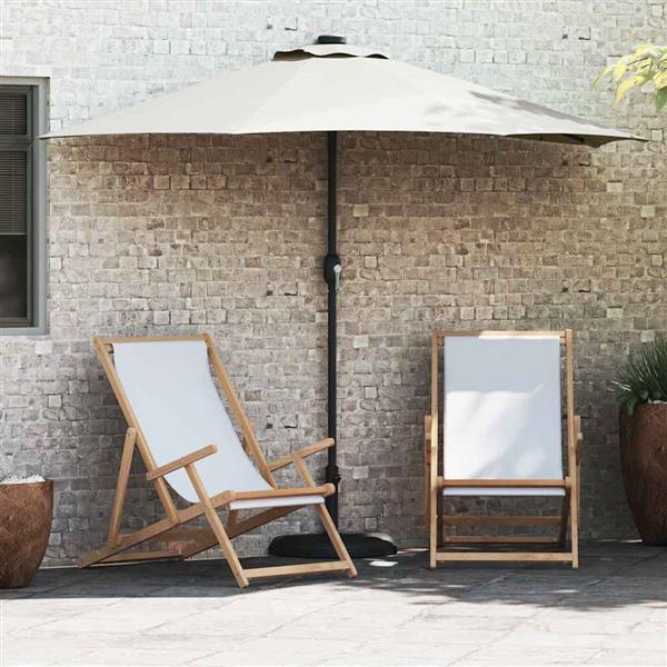 Grote foto vidaxl tuinsaal half zand 294 x 150 x 224 cm stof tuin en terras overige tuin en terras
