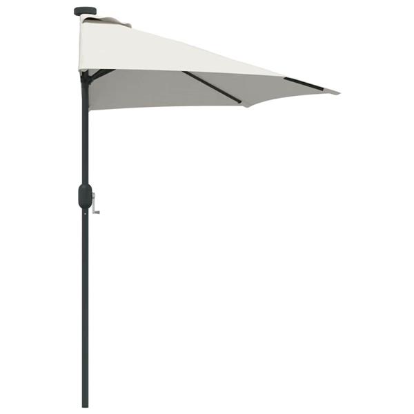 Grote foto vidaxl tuinsaal half zand 294 x 150 x 224 cm stof tuin en terras overige tuin en terras