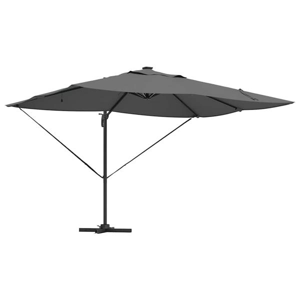 Grote foto vidaxl cantilever roma parasol antraciet en zwart 352 x 251 x 265 cm tuin en terras overige tuin en terras