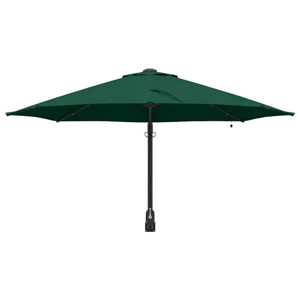 Grote foto vidaxl tuinparasol groen en zwart 248 x 248 x 148 cm tuin en terras overige tuin en terras