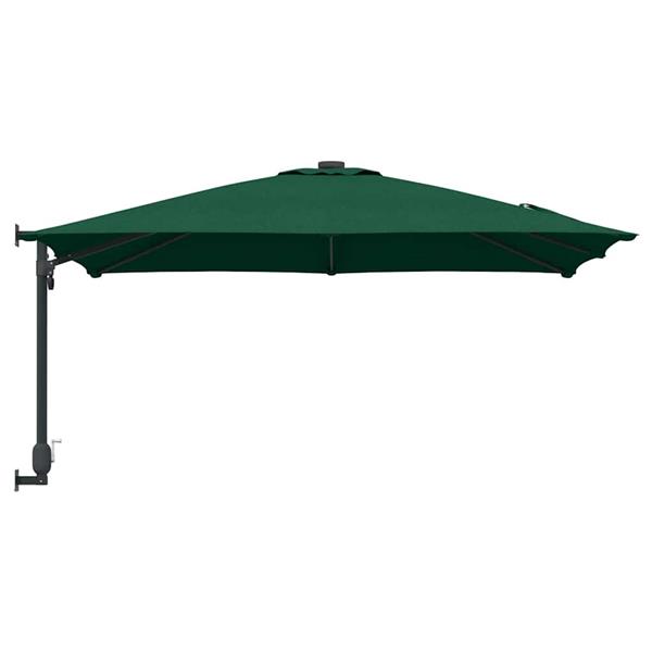 Grote foto vidaxl tuinparasol groen en zwart 248.5 x 247.5 x 160 cm tuin en terras overige tuin en terras