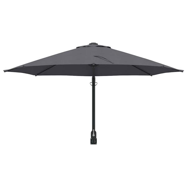 Grote foto vidaxl tuinparasol antraciet en zwart 248 x 248 x 148 cm tuin en terras overige tuin en terras