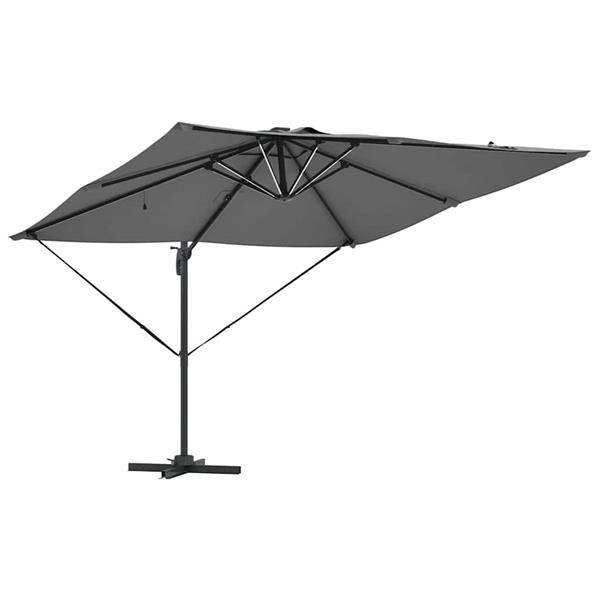 Grote foto vidaxl parasol 286 x 285 x 270 cm aluminium tuin en terras overige tuin en terras
