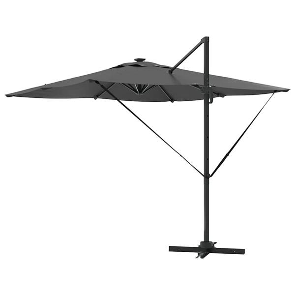 Grote foto vidaxl parasol 286 x 285 x 270 cm aluminium tuin en terras overige tuin en terras