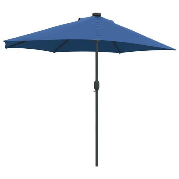 Grote foto vidaxl tuinparasol azurblauw 294 x 150 x 224 cm stof tuin en terras overige tuin en terras