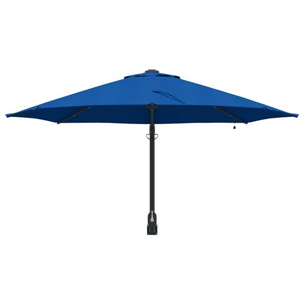 Grote foto vidaxl tuinparasol blauw en zwart 248 x 248 x 148 cm tuin en terras overige tuin en terras