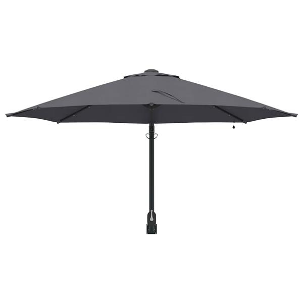 Grote foto vidaxl tuinparasol antraciet en zwart 248 x 248 x 148 cm tuin en terras overige tuin en terras