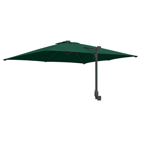 Grote foto vidaxl tuinparasol groen en zwart 248.5 x 247.5 x 160 cm tuin en terras overige tuin en terras