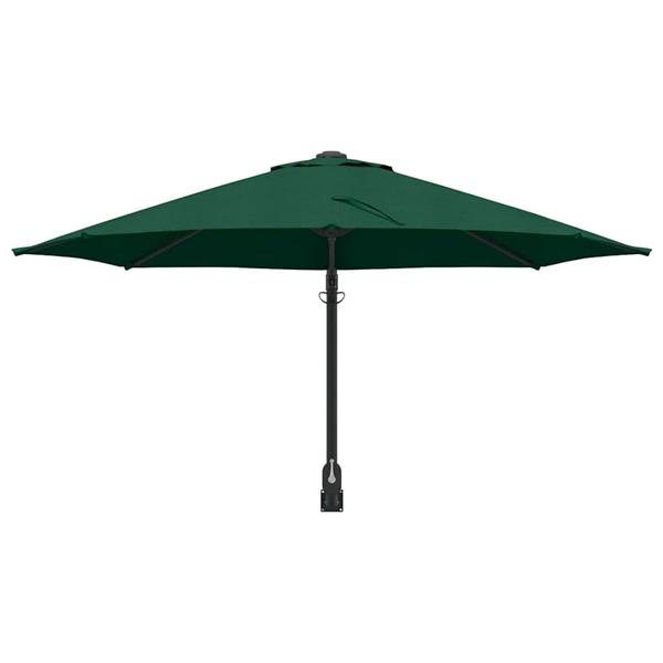 Grote foto vidaxl tuinparasol groen en zwart 248 x 248 x 148 cm tuin en terras overige tuin en terras