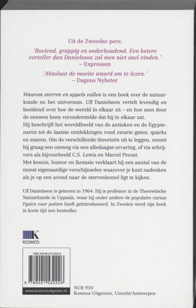 Grote foto waarom sterren en appels vallen boeken wetenschap