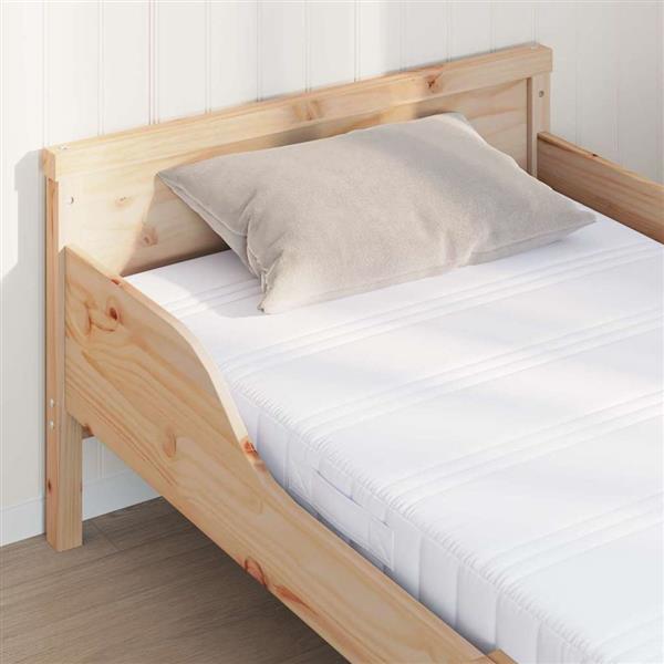 Grote foto vidaxl schuimmatras wit 80 x 200 cm stof huis en inrichting matrassen en bedbodems