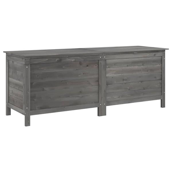 Grote foto vidaxl tuinbox 150x50x56 5 cm massief vurenhout antracietkleurig tuin en terras overige tuin en terras