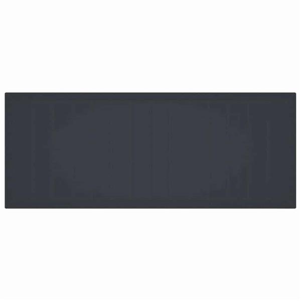 Grote foto vidaxl tuin eetset 9 pcs antraciet polt riet tuin en terras tuinmeubelen