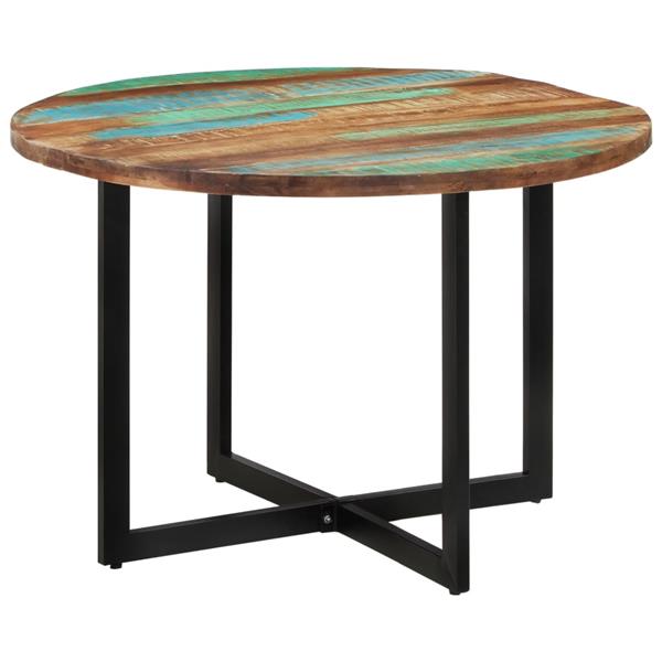 Grote foto vidaxl eettafel 110x75 cm massief gerecycled hout huis en inrichting eettafels